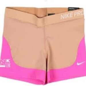 nike pro shorts nude
